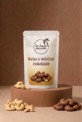 Kešu ořechy v mléčné čokoládě  200 g